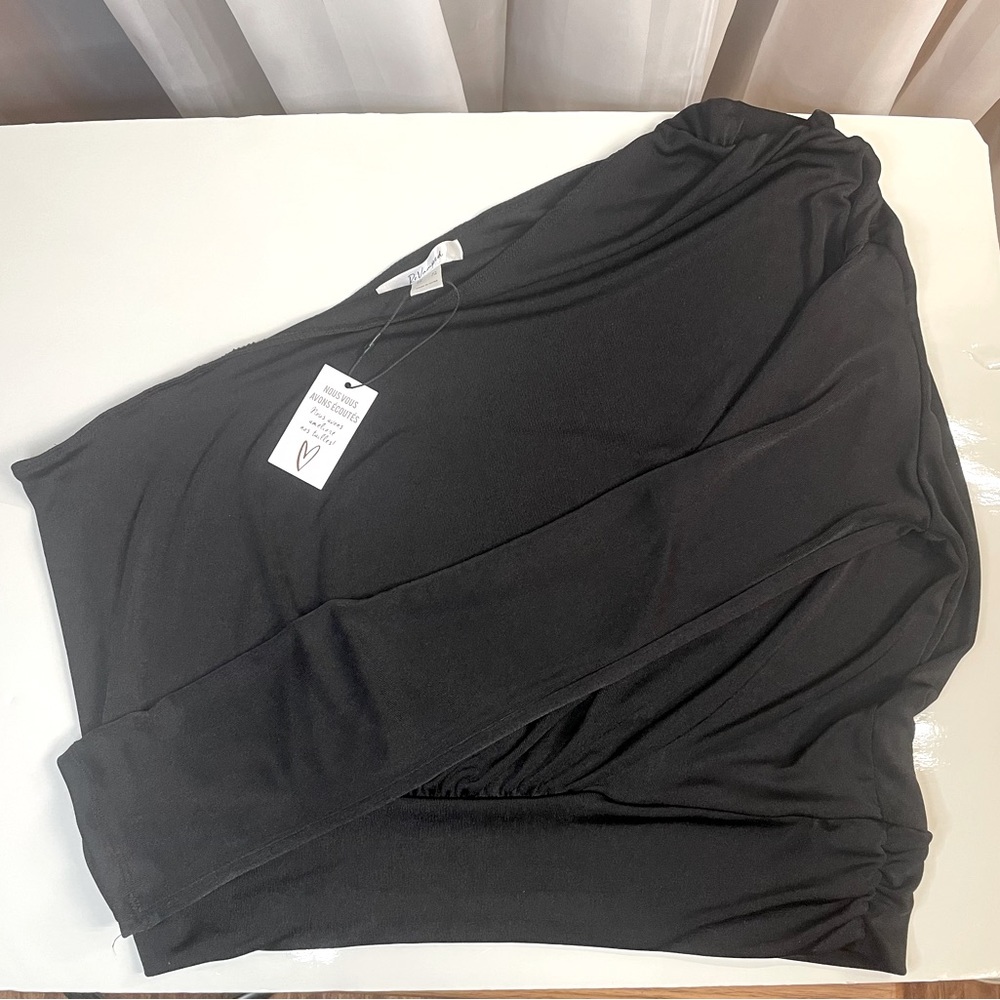 Itm 0027 Revamped one shoulder top NWT size X LG